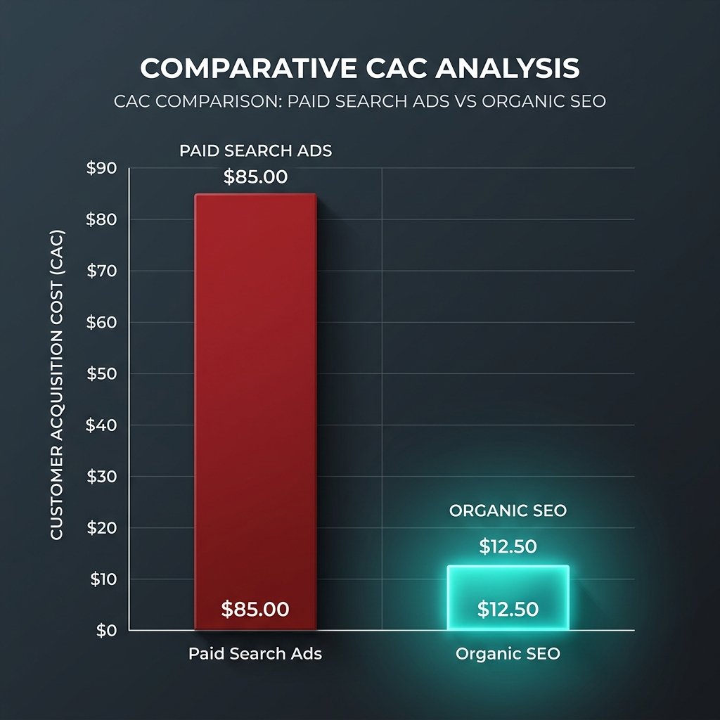 Case study organic growth chart 5